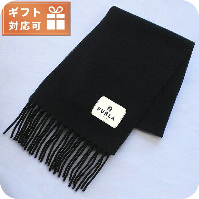 フルラ マフラー レディース ブランド FURLA FURLA MOON イタリア WT00028 NERO ブラック 小物