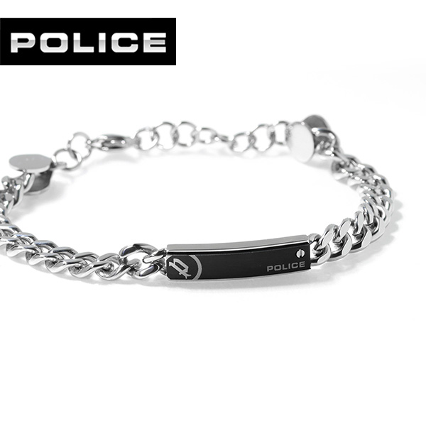 ポリス ブレスレット メンズ ブランド POLICE UNIVERSAL チェーン GB0010801 シルバー アクセサリー