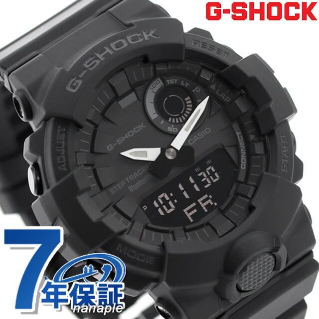 gショック ジーショック G-SHOCK ブラック 黒 ジースクワッド Bluetooth GBA-800-1ADR オールブラック 黒 ジーショック CASIO カシオ 腕時計 メンズ ブランド おしゃれ 防水 軽い プレゼント 男性 実用的