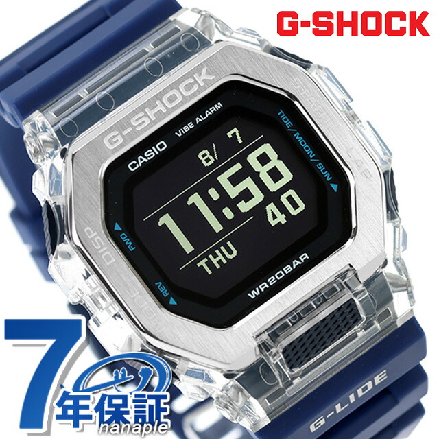 gショック ジーショック G-SHOCK クォーツ 電池式 GBX-100S-2 Gライド GBX-100シリーズ Bluetooth メンズ 腕時計 ブランド カシオ casio デジタル ブラック ネイビー 黒 おしゃれ 防水 軽い プレゼント 男性 実用的