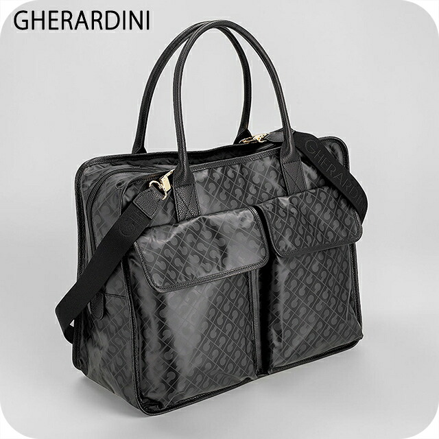 ゲラルディーニ ハンドバッグ レディース ブランド GHERARDINI Italy GHB0246 EXCAL ブラック 軽量 小さめ 手提げ 高級 おしゃれ プレゼント 女性 実用的 かわいい