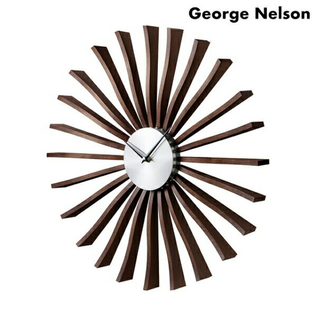 ジョージ ネルソン 掛時計 ブランド George Nelson GN001 フラッター クロック プレゼント ギフト