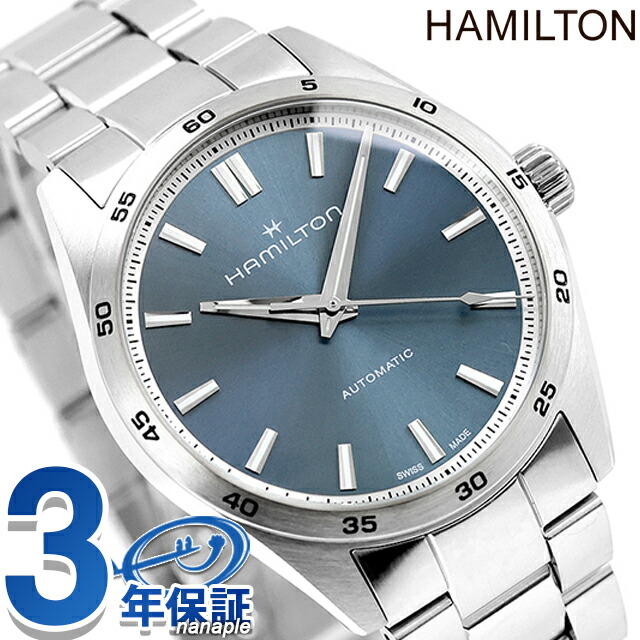 ハミルトン ジャズマスター Performer Automatic 38mm 自動巻き 腕時計 ブランド メンズ HAMILTON JAZZMASTER H36235140 アナログ ブルー スイス製 おしゃれ 防水 プレゼント 男性 実用的