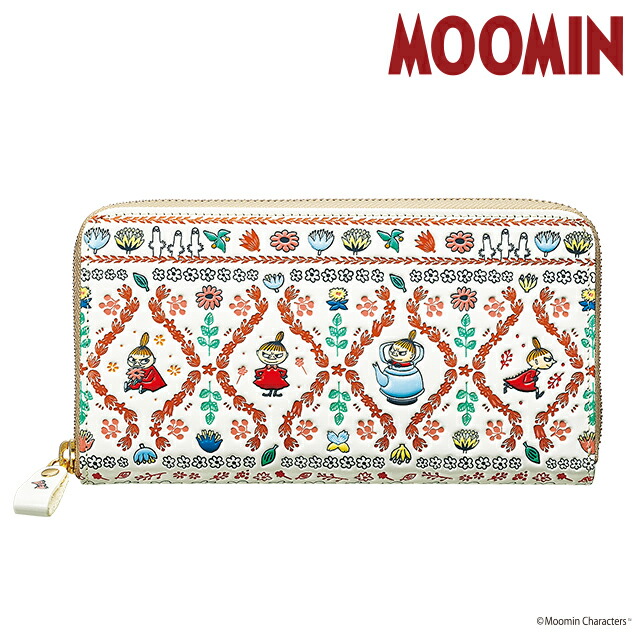 長財布 レディース ブランド リトルミイ 花づくし 浅草文庫(R) 牛革製長財布 革 レザーウォレット 小銭入れあり 51185 マルチカラー 財布 ウォレット 高級 おしゃれ プレゼント 実用的