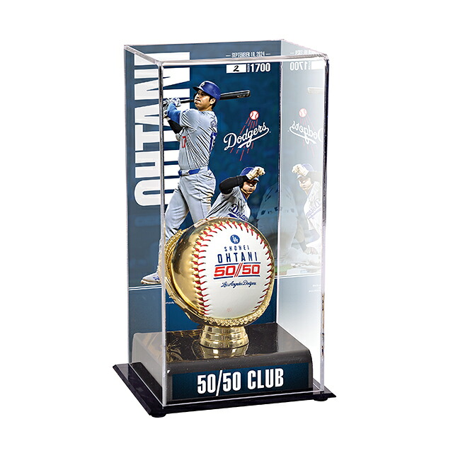 大谷翔平 50-50達成記念 公式ゴールド・ベースボール 特製ビジュアルケース入りセット ブランド 数量限定 51445 ゴールド 小物
