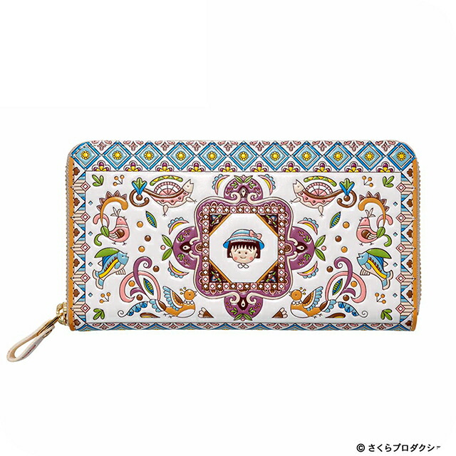 長財布 レディース ブランド ちびまる子ちゃん 浅草文庫 長財布 51514 マルチカラー 財布 ウォレット 高級 おしゃれ プレゼント 実用的