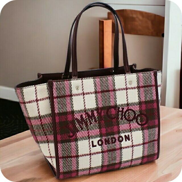 ジミーチュウ トートバッグ レディース JIMMY CHOO ウール レザー イタリア VARENNE TOTE BAG マルチカラー バッグ 軽量 手提げ ブランド 高級 おしゃれ プレゼント 女性 実用的 かわいい