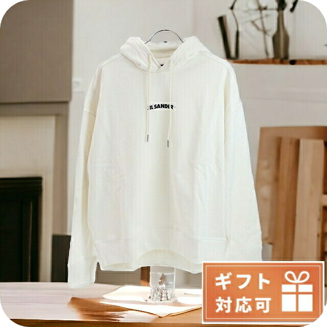 ジル サンダー パーカー レディース JIL SANDER コットン100% イタリア JPPS707512 ホワイト系 ファッション 選べるモデル