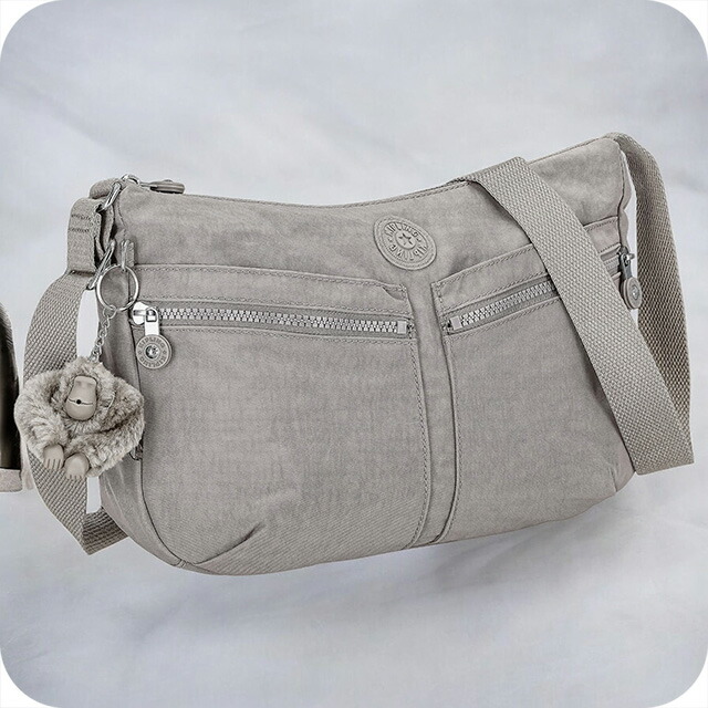 キプリング ショルダーバッグ レディース ブランド Kipling K0214489L グレー 斜めがけ 高級 おしゃれ プレゼント 女性 実用的 かわいい