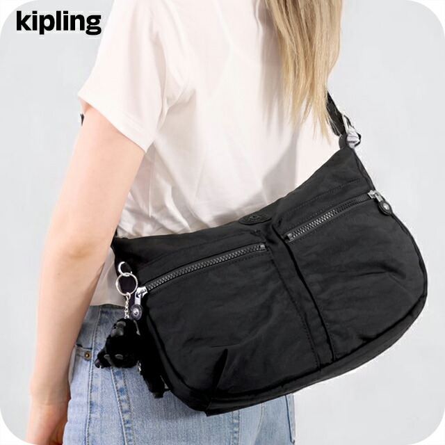キプリング ショルダーバッグ レディース Kipling K02144P39 ブラックノワール 斜めがけ ブランド 高級 おしゃれ プレゼント 女性 実用的 かわいい
