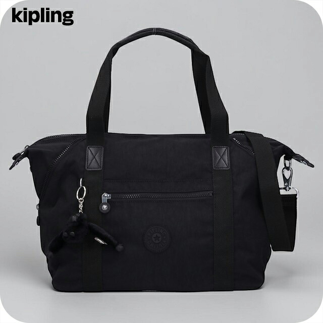 キプリング ボストンバッグ レディース ブランド Kipling アート 2WAY K10619-P39 Black Noir 黒 手提げ 高級 おしゃれ プレゼント 女性 実用的 かわいい