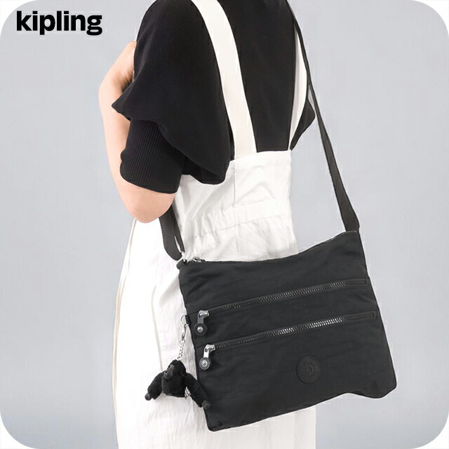 キプリング ショルダーバッグ レディース Kipling K13335P39 ブラックノワール 斜めがけ ブランド 高級 おしゃれ プレゼント 女性 実用的 かわいい