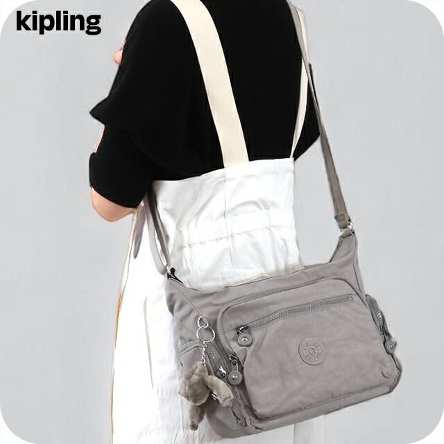 キプリング ショルダーバッグ レディース ブランド Kipling KI253189L グレー 斜めがけ 高級 おしゃれ プレゼント 女性 実用的 かわいい