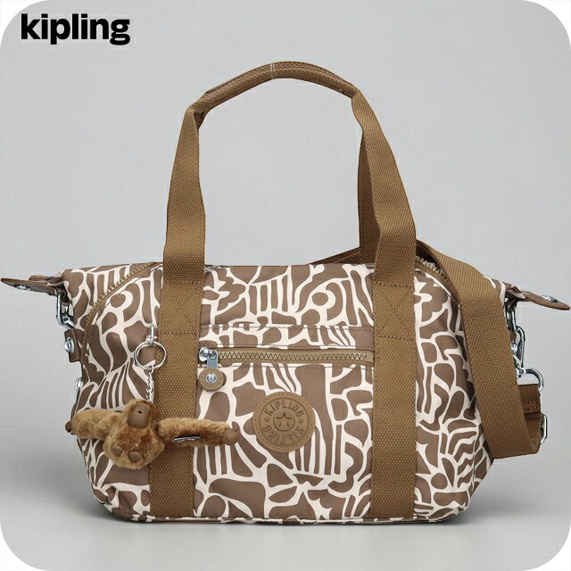 キプリング ボストンバッグ レディース ブランド Kipling アート ミニ ミニボストンバッグ 2WAY KI5656-9GD Cocktail Khaki 手提げ 高級 おしゃれ プレゼント 女性 実用的 かわいい
