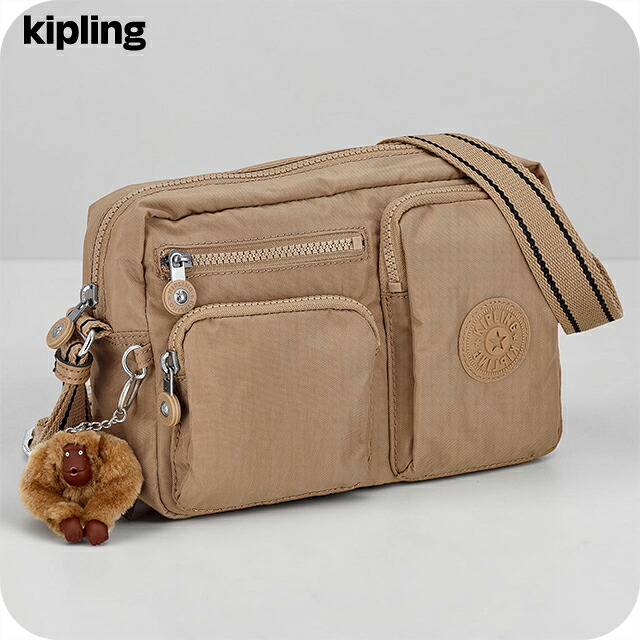 キプリング ショルダーバッグ レディース ブランド Kipling CHINA KIA9Z80NW EARLY TAN P ブラウン 斜めがけ 高級 おしゃれ プレゼント 女性 実用的 かわいい