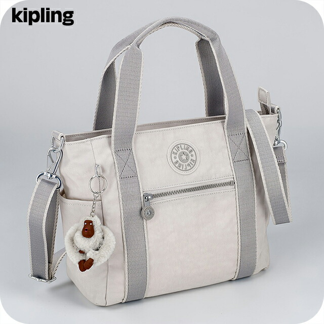 キプリング ショルダーバッグ レディース ブランド Kipling CHINA KIB9K80NR COOL FOG ライトグレー 斜めがけ 高級 おしゃれ プレゼント 女性 実用的 かわいい