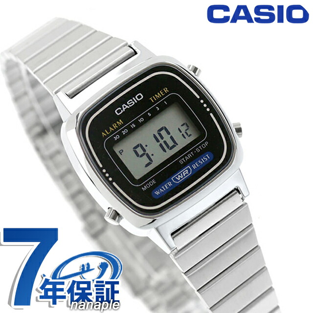 カシオ チープカシオ CASIO クォーツ 電池式 LA670WD-1 ビンテージ レディース チプカシ 腕時計 ブランド カシオ casio デジタル ブラック 黒 おしゃれ 防水 軽い 華奢 かわいい プレゼント 女性 実用的 学生 受験生 受験用 試験用 受験対応