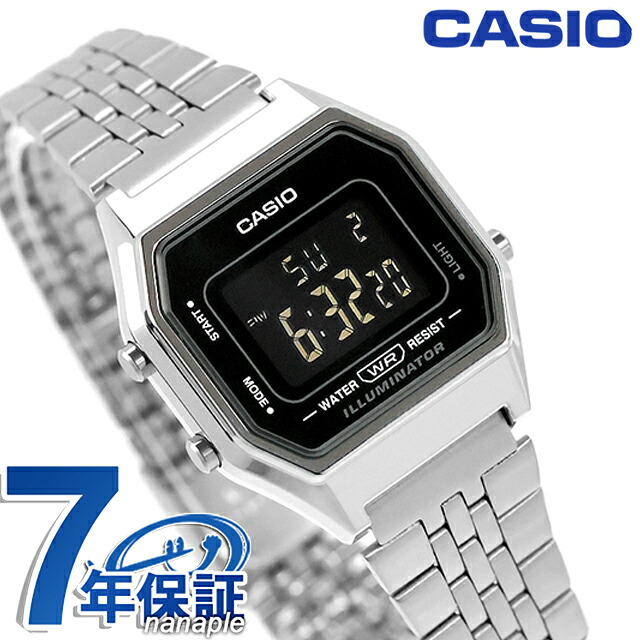 カシオ チープカシオ CASIO クォーツ 電池式 LA680WA-1B スタンダード ヴィンテージ 海外モデル ユニセックス チプカシ メンズ レディース 腕時計 ブランド カシオ casio デジタル ブラック 黒 おしゃれ 防水 かわいい プレゼント 実用的