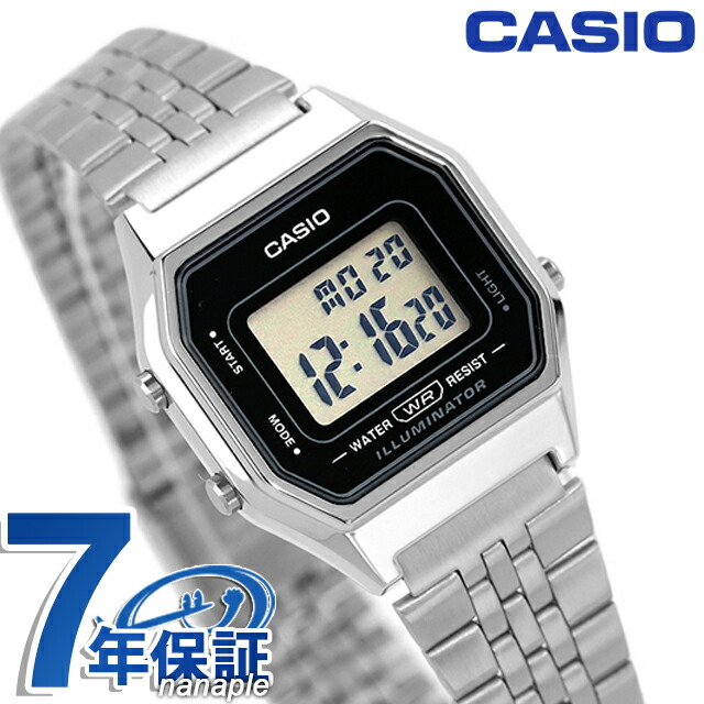 カシオ CASIO クォーツ 電池式 LA680WA-1 スタンダード チプカシ ユニセックス メンズ レディース 腕時計 カシオ casio デジタル ブラック 黒 ブランド おしゃれ 防水 小さい 軽い かわいい プレゼント 実用的