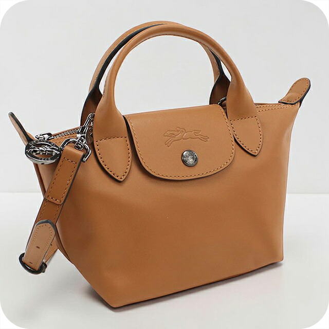 ロンシャン ハンドバッグ レディース ブランド Longchamp 2WAY レザー 1500 ブラウン 軽量 小さめ 手提げ 高級 おしゃれ プレゼント 女性 実用的 かわいい