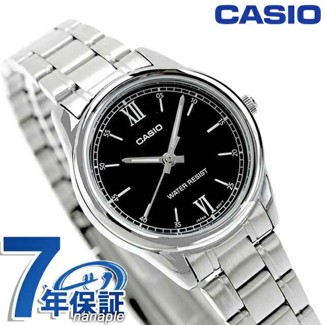 カシオ CASIO LTP-V005D-1B2 スタンダード チプカシ 海外モデル レディース 腕時計 カシオ casio アナログ ブラック 黒 ブランド おしゃれ 防水 小さい 軽い かわいい プレゼント 女性 実用的