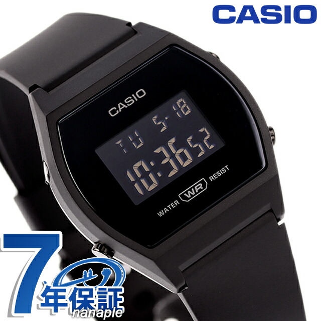 カシオ CASIO LW-204-1B カシオ クラシック チプカシ ユニセックス メンズ レディース 腕時計 カシオ casio デジタル オールブラック 黒 ブランド おしゃれ 防水 小さい 軽い かわいい プレゼント 実用的