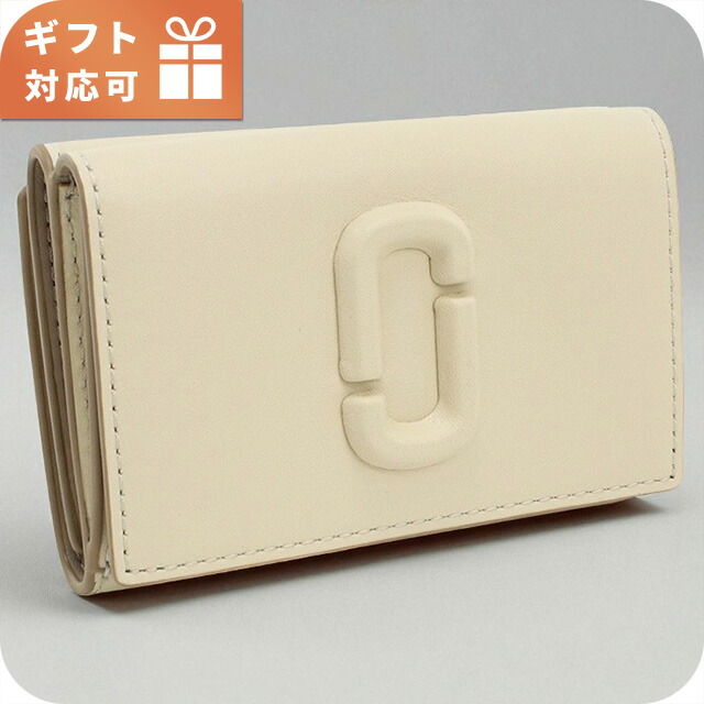 マークジェイコブス 三折財布小銭入付き レディース ブランド MARC JACOBS THE TRIFOLD WALLET レザー 2S4SMP009S02 ホワイト 財布