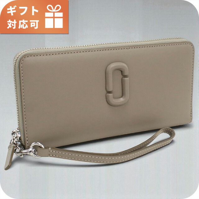 マークジェイコブス 長財布ラウンドファスナー レディース ブランド MARC JACOBS THE CONTINENTAL WALLET レザー 2P4SMP013S02 グレー 財布