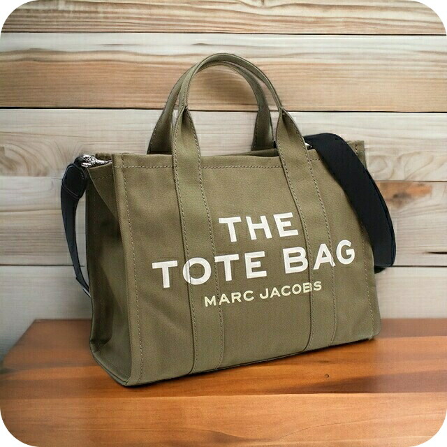 マークジェイコブス トートバッグ レディース MARC JACOBS コットン ベトナム M0016161 SLATE GREEN カーキ バッグ 軽量 手提げ ブランド 高級 おしゃれ プレゼント 女性 実用的 かわいい