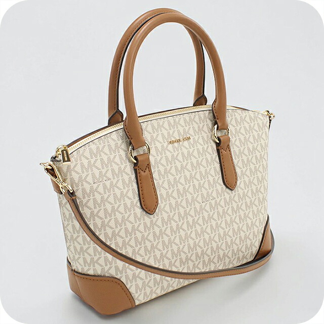マイケルコース ハンドバッグ レディース ブランド MICHAEL KORS MURPHY 2WAY 30R6G1WS8B VANILLA-ACRN 軽量 小さめ 手提げ 高級 おしゃれ プレゼント 女性 実用的 かわいい