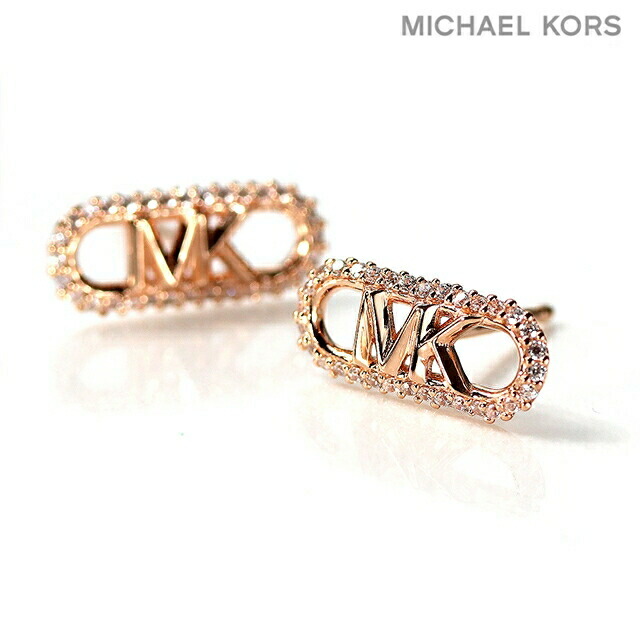 マイケル・コース ピアス レディース ブランド MICHAEL KORS スターリングシルバー キュービックジルコニア スタッド 両耳用 MKC1657CZ791 ローズゴールド アクセサリー