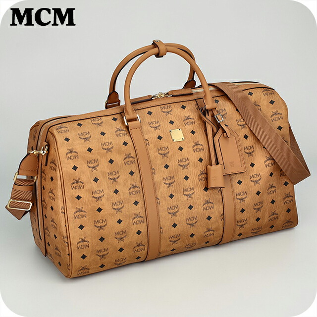 MCM ボストンバッグ メンズ レディース ブランド MCM KOREA MMVAAVY02 CO001 ブラウン
