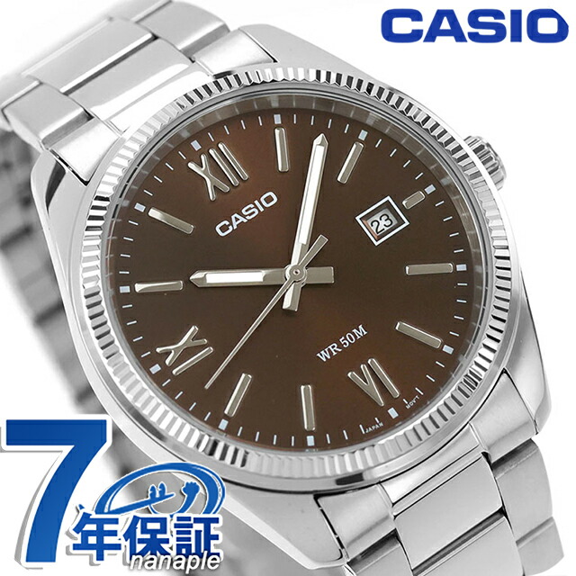 カシオ チープカシオ CASIO スタンダード クォーツ 電池式 MTP-1302DD-5AV 海外モデル メンズ チプカシ 腕時計 ブランド カシオ casio アナログ ブラウン おしゃれ 防水 小さい 軽い かわいい プレゼント 実用的