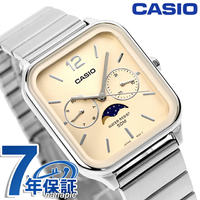 カシオ CASIO MTP-M305D-9AV スタンダード チプカシ ムーンフェイズ 海外モデル メンズ 腕時計 カシオ casio アナログ シャンパンゴールド ブランド おしゃれ 防水 小さい 軽い かっこいい プレゼント 男性 実用的
