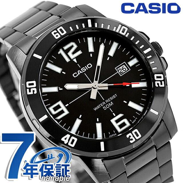 カシオ チープカシオ CASIO クォーツ 電池式 MTP-VD01B-1BV スタンダード 海外モデル メンズ チプカシ 腕時計 ブランド カシオ casio アナログ ブラック 黒 おしゃれ 防水 小さい 軽い かわいい プレゼント 実用的 学生