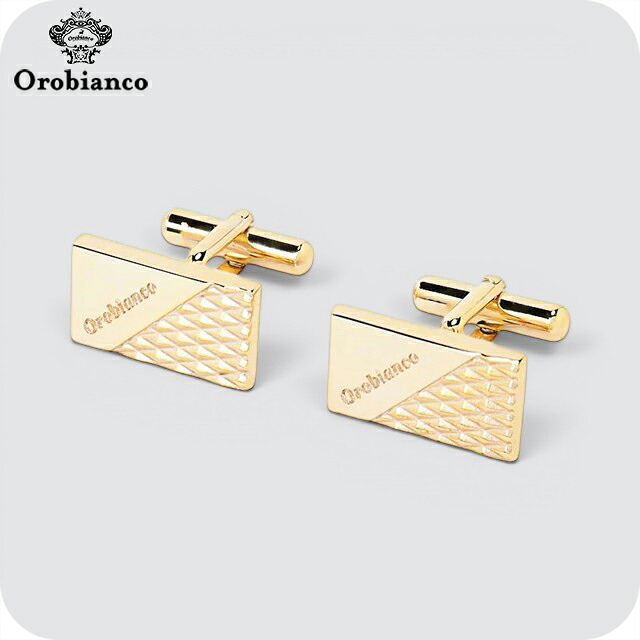オロビアンコ カフス メンズ Orobianco ORC161 ゴールド アクセサリー 袖口ボタン カフスボタン ジュエリー ブランド 高級 おしゃれ プレゼント 男性 実用的 かっこいい