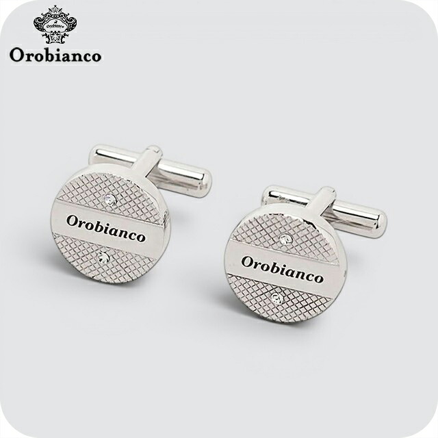 オロビアンコ カフス メンズ Orobianco ORC209A シルバー アクセサリー 袖口ボタン カフスボタン ジュエリー ブランド 高級 おしゃれ プレゼント 男性 実用的 かっこいい