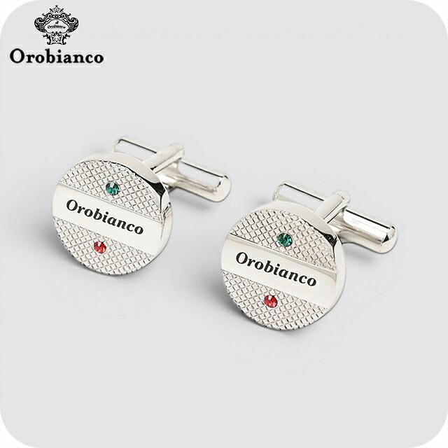 オロビアンコ カフス メンズ Orobianco ORC209B シルバー アクセサリー 袖口ボタン カフスボタン ジュエリー ブランド 高級 おしゃれ プレゼント 男性 実用的 かっこいい
