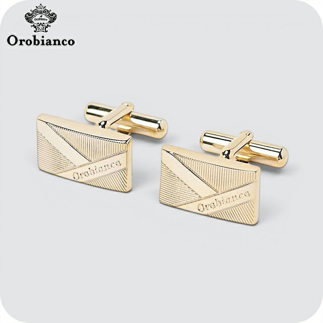 オロビアンコ カフス メンズ Orobianco ORC396B ゴールド アクセサリー 袖口ボタン カフスボタン ジュエリー ブランド 高級 おしゃれ プレゼント 男性 実用的 かっこいい