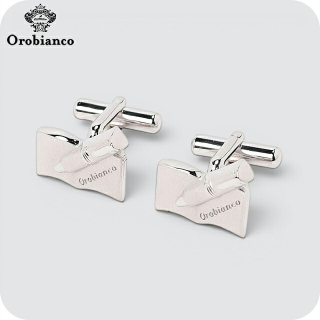 オロビアンコ カフス メンズ Orobianco ORC399A シルバー アクセサリー 袖口ボタン カフスボタン ジュエリー ブランド 高級 おしゃれ プレゼント 男性 実用的 かっこいい