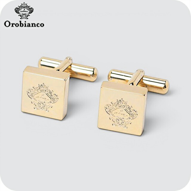 オロビアンコ カフス メンズ Orobianco ORC426B ゴールド アクセサリー 袖口ボタン カフスボタン ジュエリー ブランド 高級 おしゃれ プレゼント 男性 実用的 かっこいい