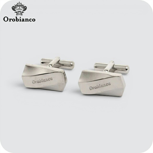 オロビアンコ カフス メンズ Orobianco ORC552A シルバー アクセサリー 袖口ボタン カフスボタン ジュエリー ブランド 高級 おしゃれ プレゼント 男性 実用的 かっこいい