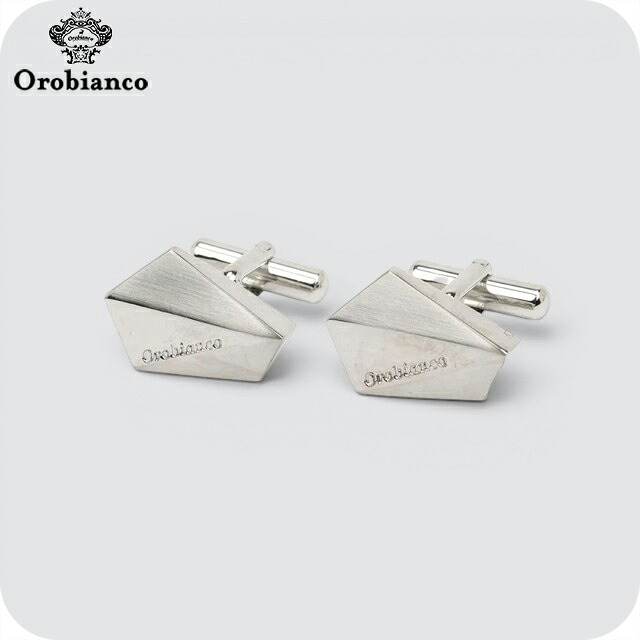 オロビアンコ カフス メンズ Orobianco ORC563 シルバー アクセサリー 袖口ボタン カフスボタン ジュエリー ブランド 高級 おしゃれ プレゼント 男性 実用的 かっこいい