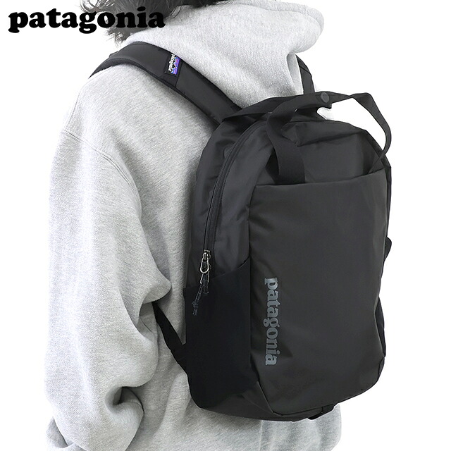 パタゴニア リュック メンズ レディース ブランド PATAGONIA アトムトートパック20L トートバッグ バックパック リュックサック スクールバッグ 400デニール・リサイクルポリエステル100% 2WAY PATA-48125 ブラック バッグ