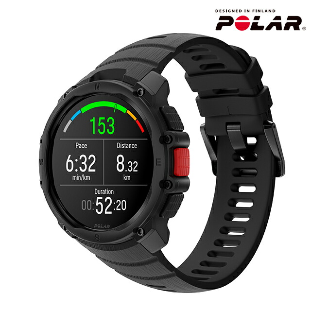 ポラール ストリート X S-L スマートウォッチ ブランド メンズ レディース ランニングウォッチ Bluetooth POLAR 900116713 デジタル ナイトブラック 黒