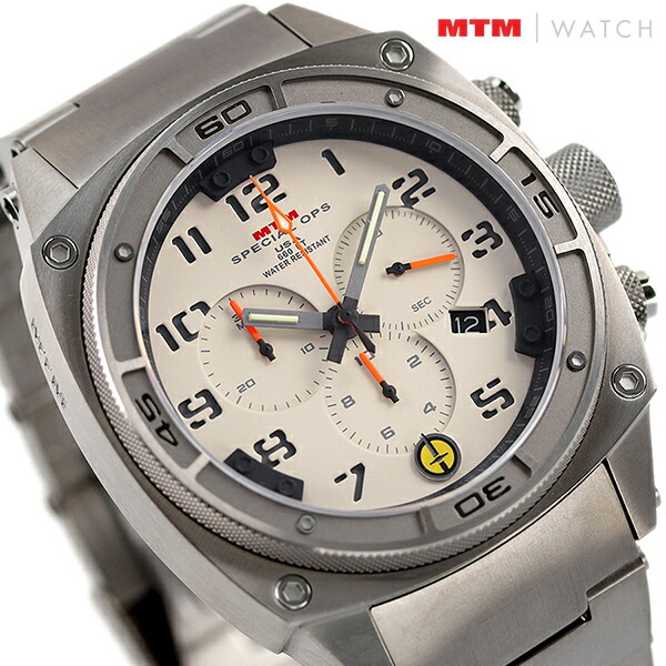 MTM エムティーエム プレデター 2 48mm 腕時計 メンズ PR2-TSL-TTG1-MBTI-OH ベージュ ブランド おしゃれ 防水 プレゼント 男性 実用的