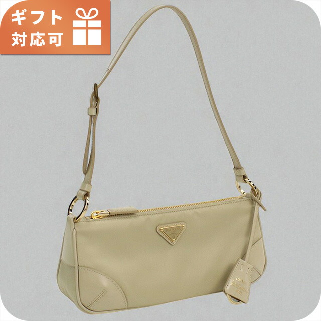 プラダ セミショルダー レディース ブランド PRADA 1BC201 ベージュ バッグ