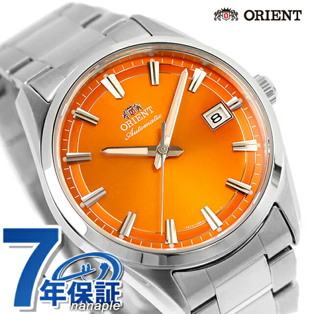オリエント Contemporary Orient Stretto 自動巻き 腕時計 ブランド メンズ ORIENT CONTEMPORARY RN-AC0R08Y アナログ オレンジ おしゃれ 防水 プレゼント 男性 実用的