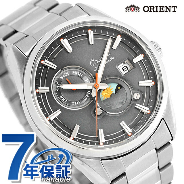 オリエント Contemporary Orient Stretto 自動巻き 腕時計 ブランド メンズ 数量限定 ORIENT CONTEMPORARY RN-AK0311N グレー おしゃれ 防水 プレゼント 男性 実用的
