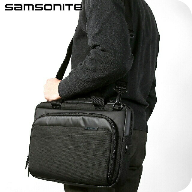 サムソナイト ビジネスバッグ メンズ Samsonite Mysight 15.6 ビジネスカバン パソコンバッグ PCバッグ ブリーフケース リクルートバッグ リサイクルポリエステル 135075 BLACK バッグ 軽量 A4 ノートpc ブランド 高級 おしゃれ プレゼント 男性 実用的 かっこいい